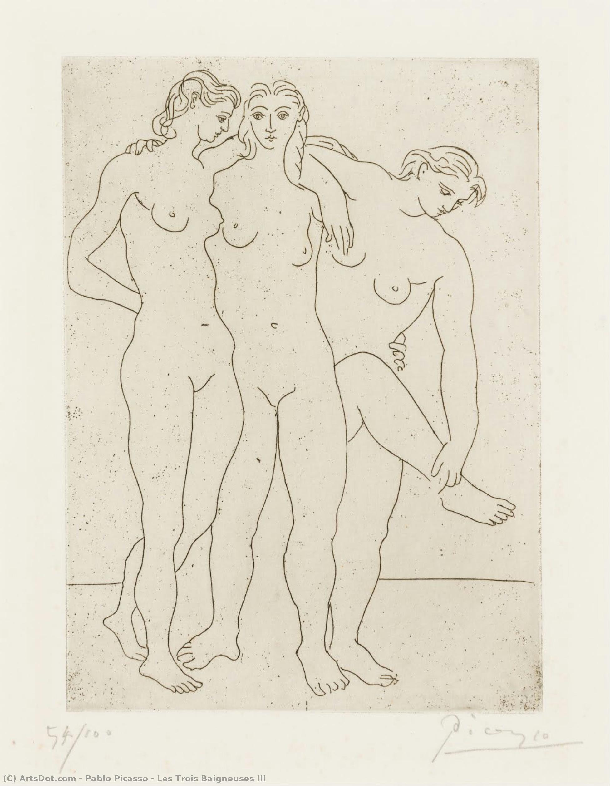 Les Trois Baigneuses Iii — Пабло Пикасо