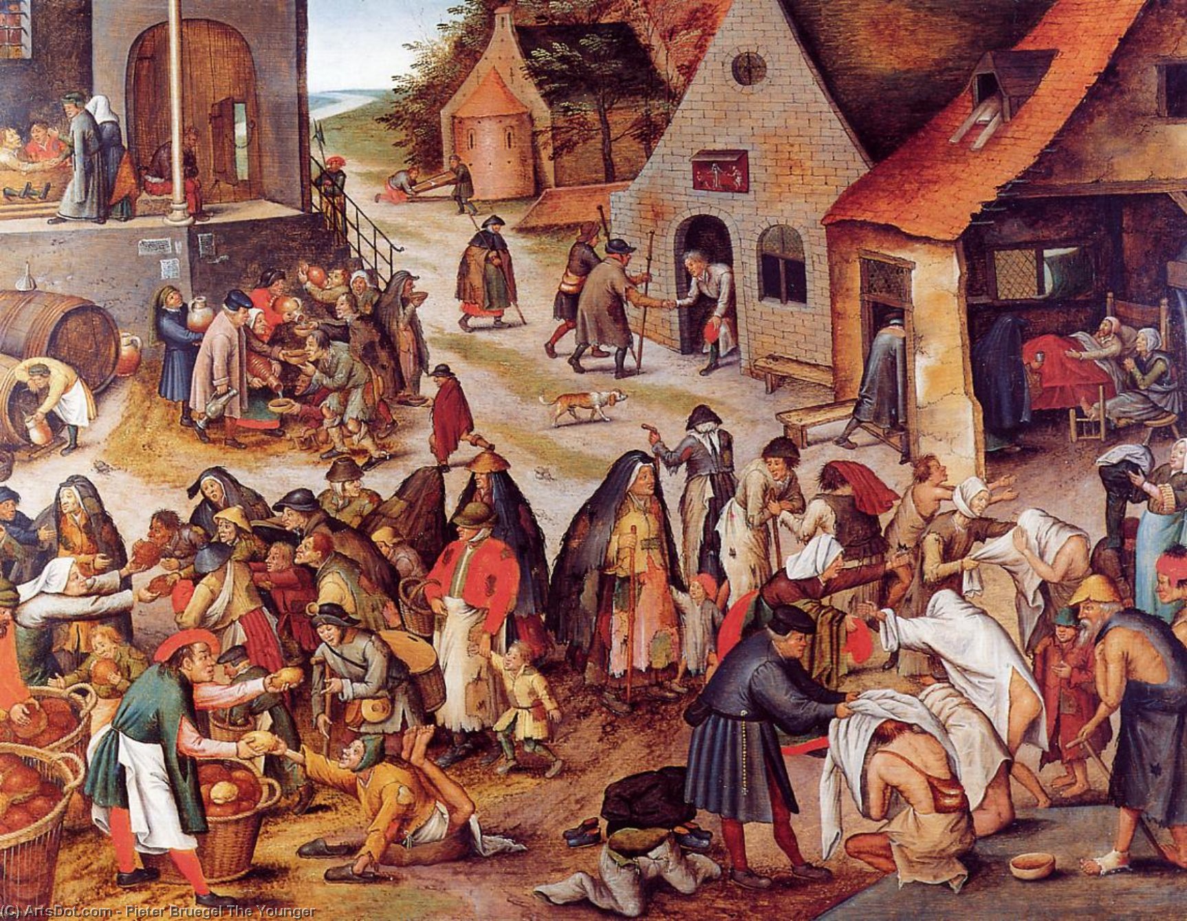 The Seven Acts Of Charity (also Known As The Seven Acts Of Mercy) — Pieter Bruegel The Younger