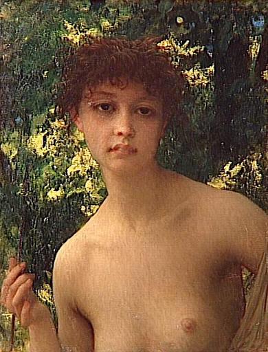 Jeune Chasseresse — Ernest Hébert (antoine Auguste Ernest Hebert)