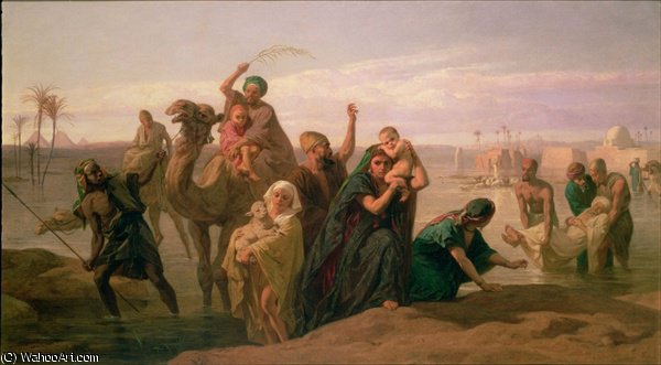 The Rising Of The Nile — Frederick Goodall