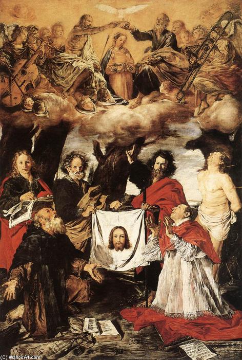 Coronation Of The Virgin With Saints — Giovanni Serodine