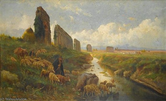 View Of The Agropontino Romano — Pietro Barucci