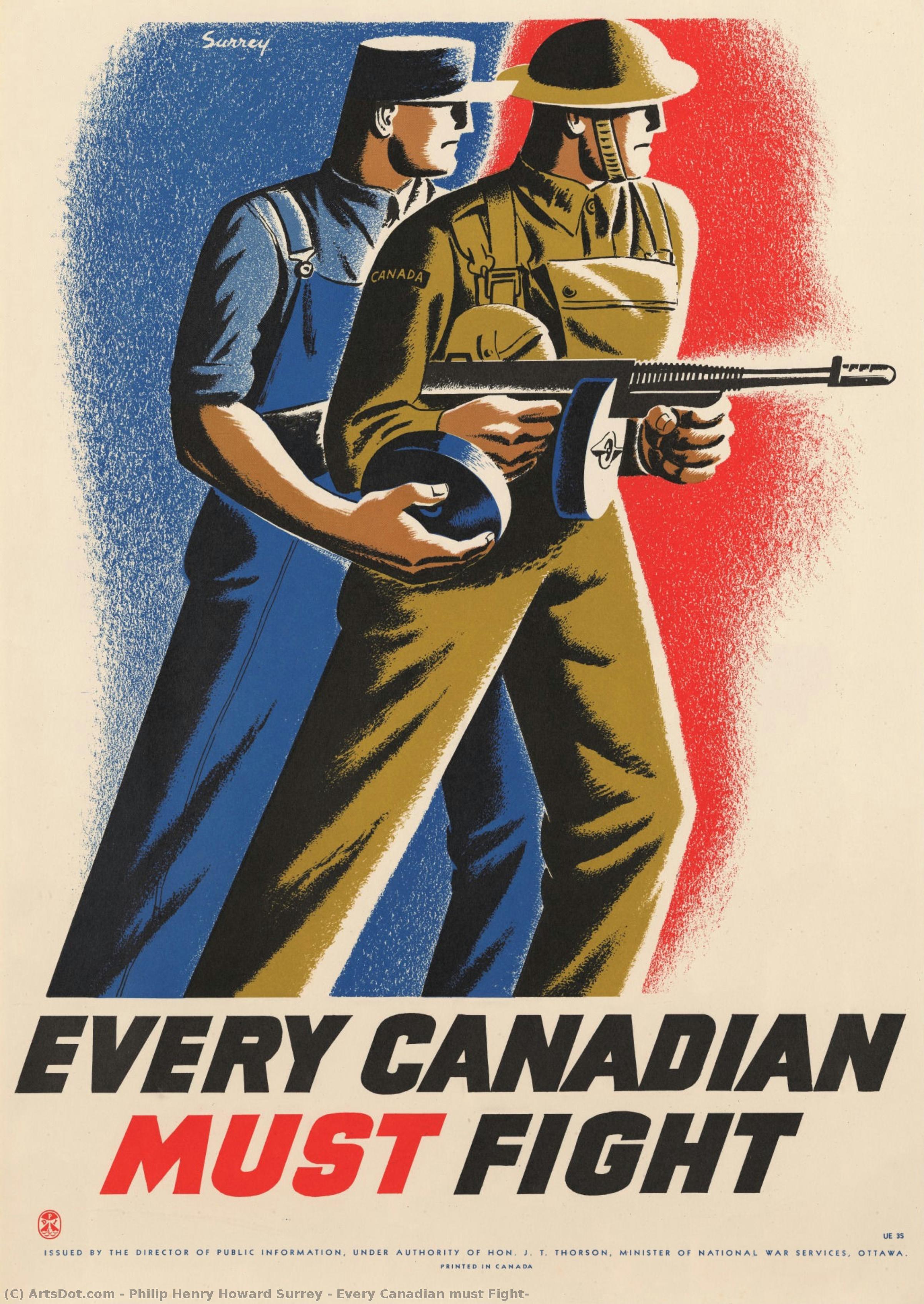 Every Canadian Must Fight! — Philip Henry Howard Surrey