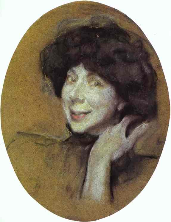 Portrait Of Anna Benois — Valentin Alexandrovich Serov