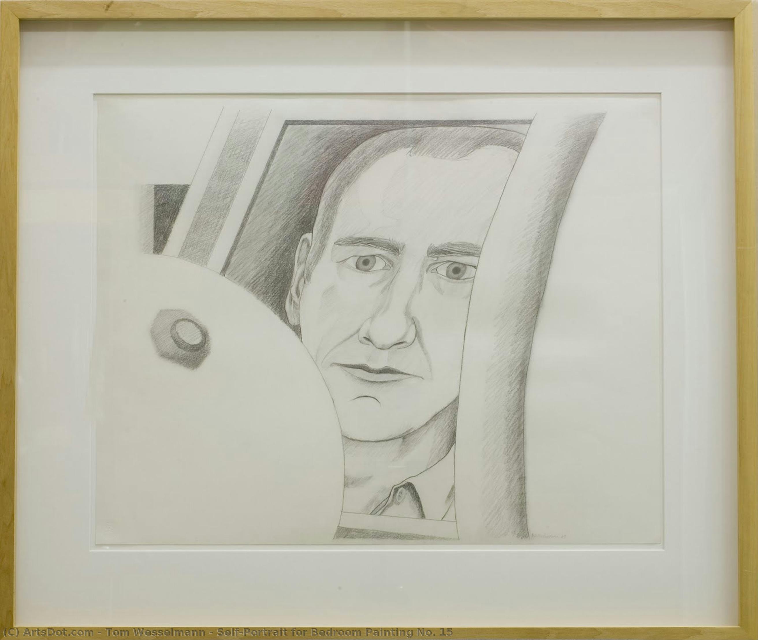 Self-portrait For Bedroom Painting No. 15 — Tom Wesselmann