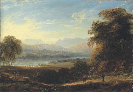 View Of Langdale Pikes And Ullswater — Anthony Vandyke Copley Fielding