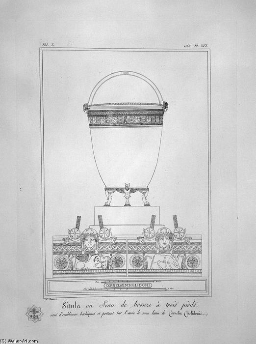 Situla Bronze To Three Feet (inc. In Outline) — Giovanni Battista Piranesi