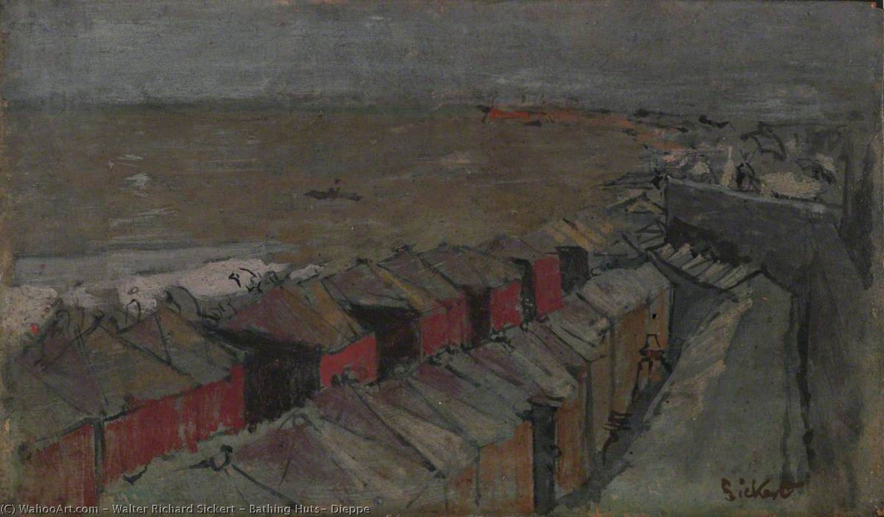 Bathing Huts, Dieppe — Уолтер Ричард Сиккерт