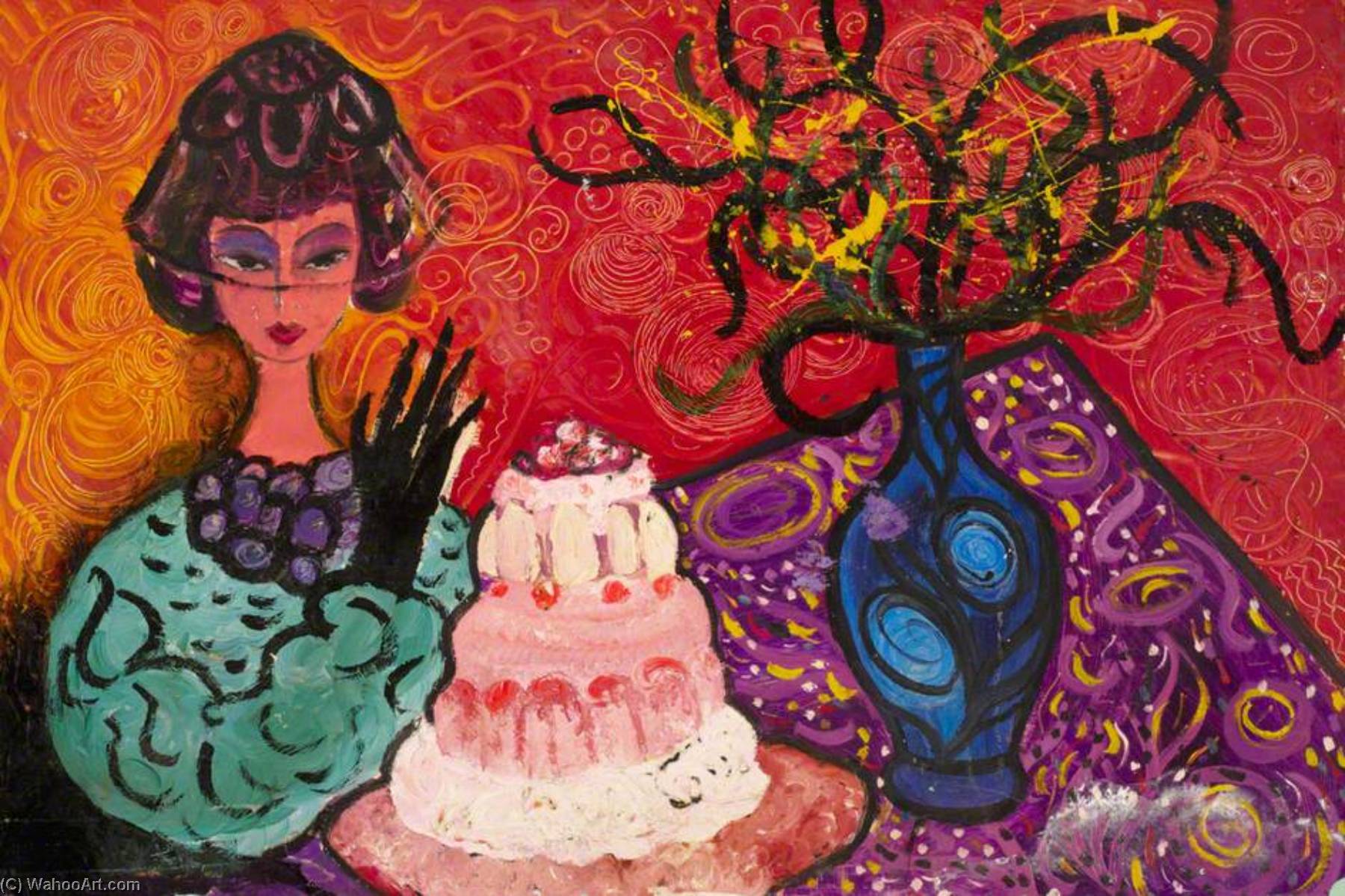 Woman With Cake — Stanley Lench