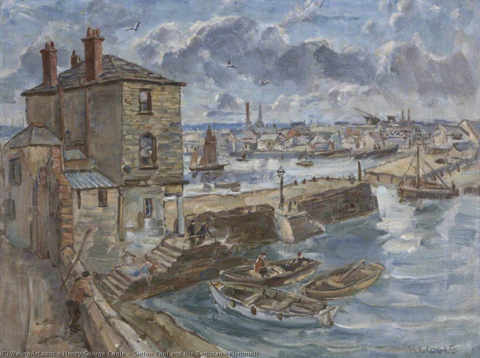 Sutton Pool And The Barbican, Plymouth — Henry George Cogle