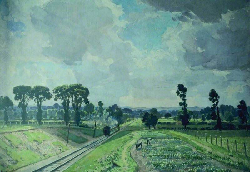Towards The Wiltshire Downs — Эдвард Джеймс Баттерфорд