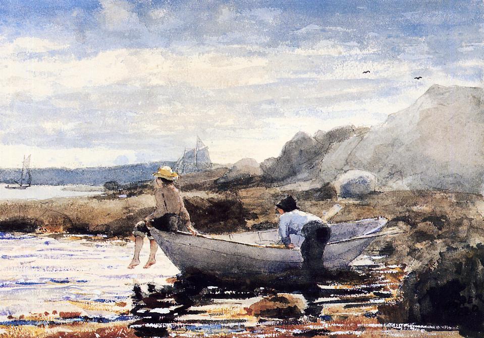 Boys In A Dory 1 — Winslow Homer