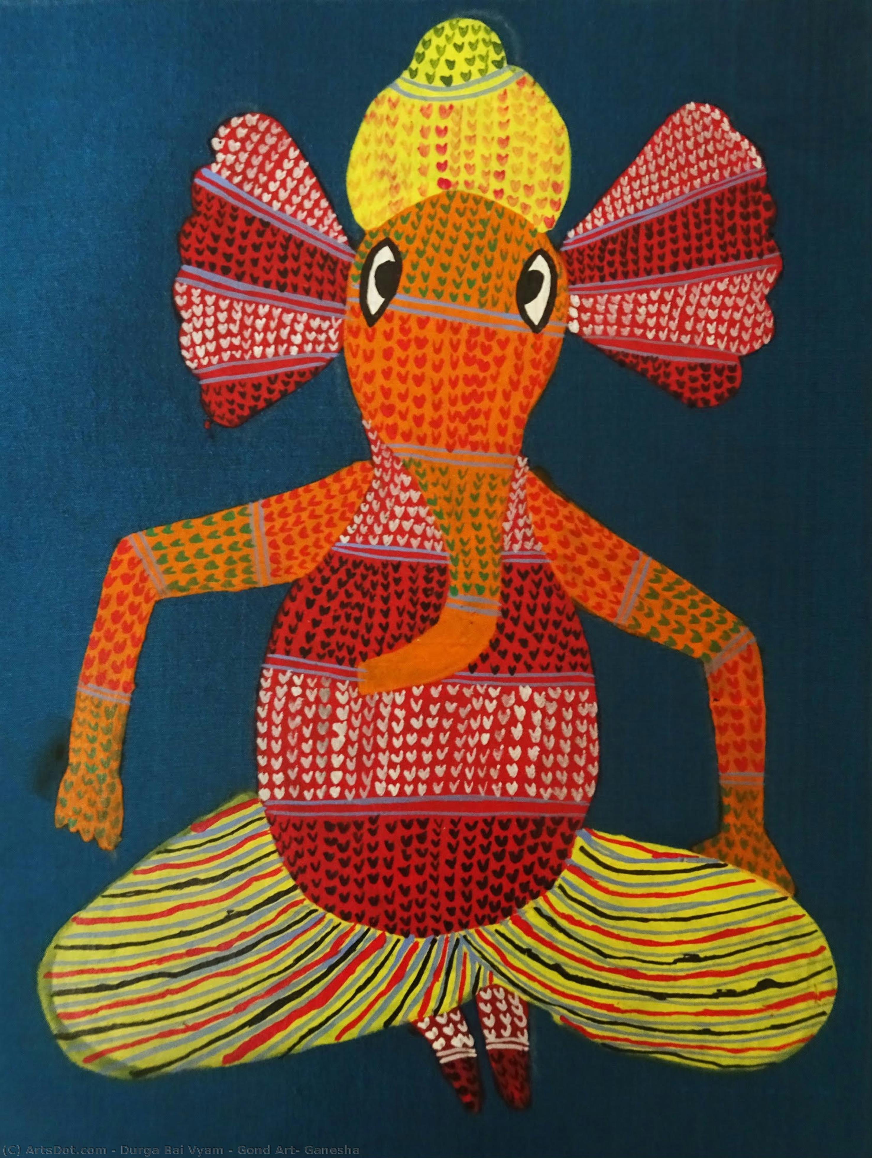 Gond Art: Ganesha — Durga Bai Vyam