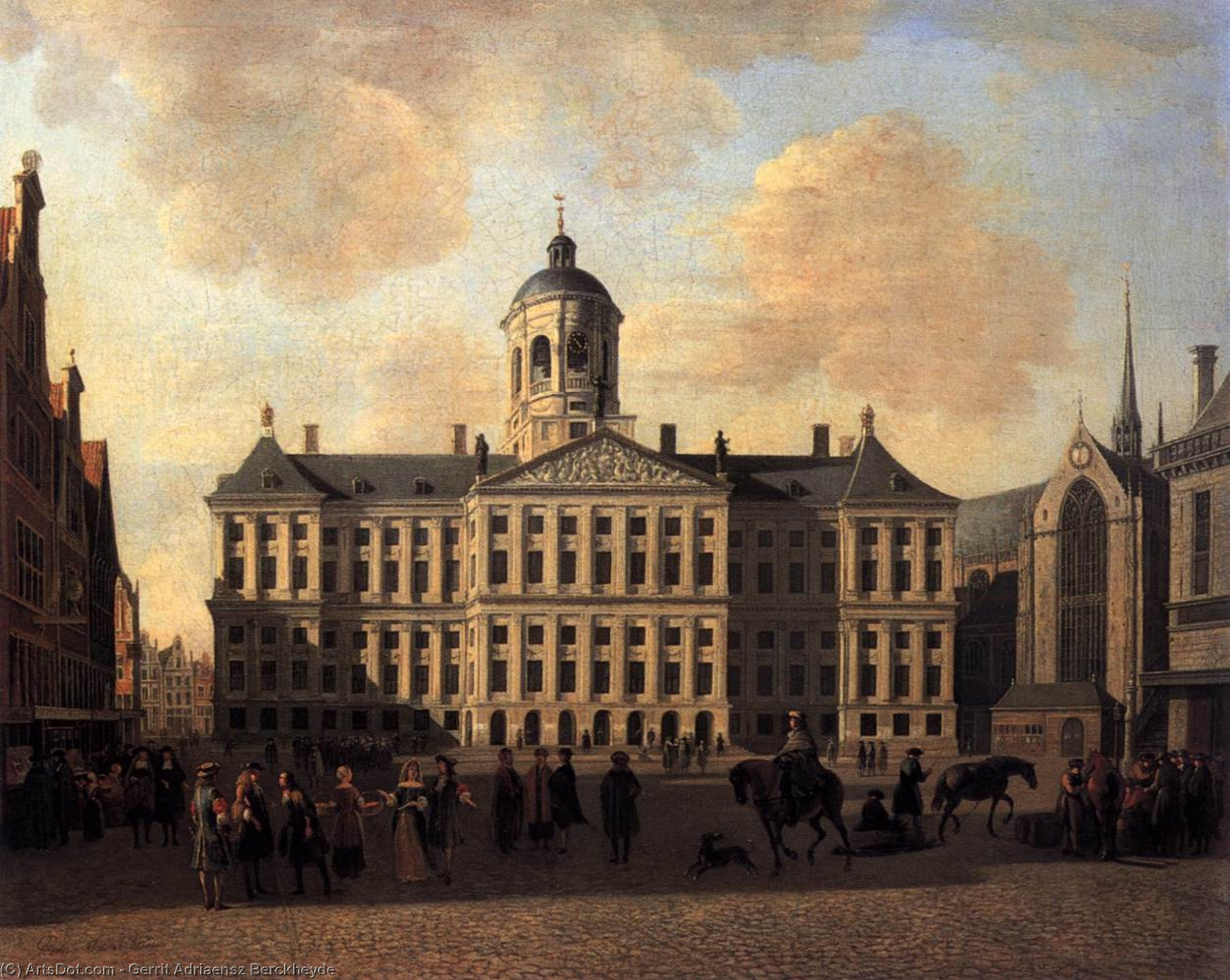 Dam Square, Amsterdam — Gerrit Adriaenszoon Berckheyde