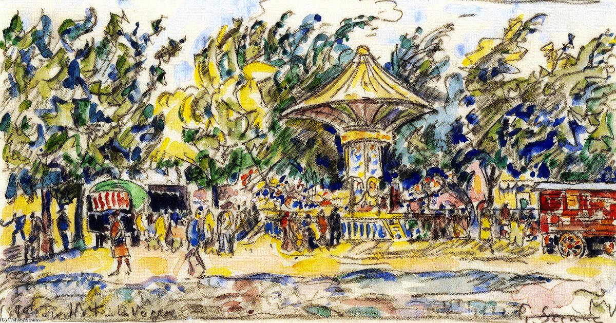 Village Festival (la Vogue) — Paul Signac