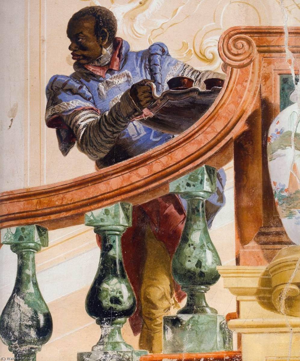 Painted Staircase (detail) — Giandomenico Tiepolo