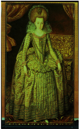 Portrait Of Queen Elizabeth Of Bohemia — Robert Peake The Elder
