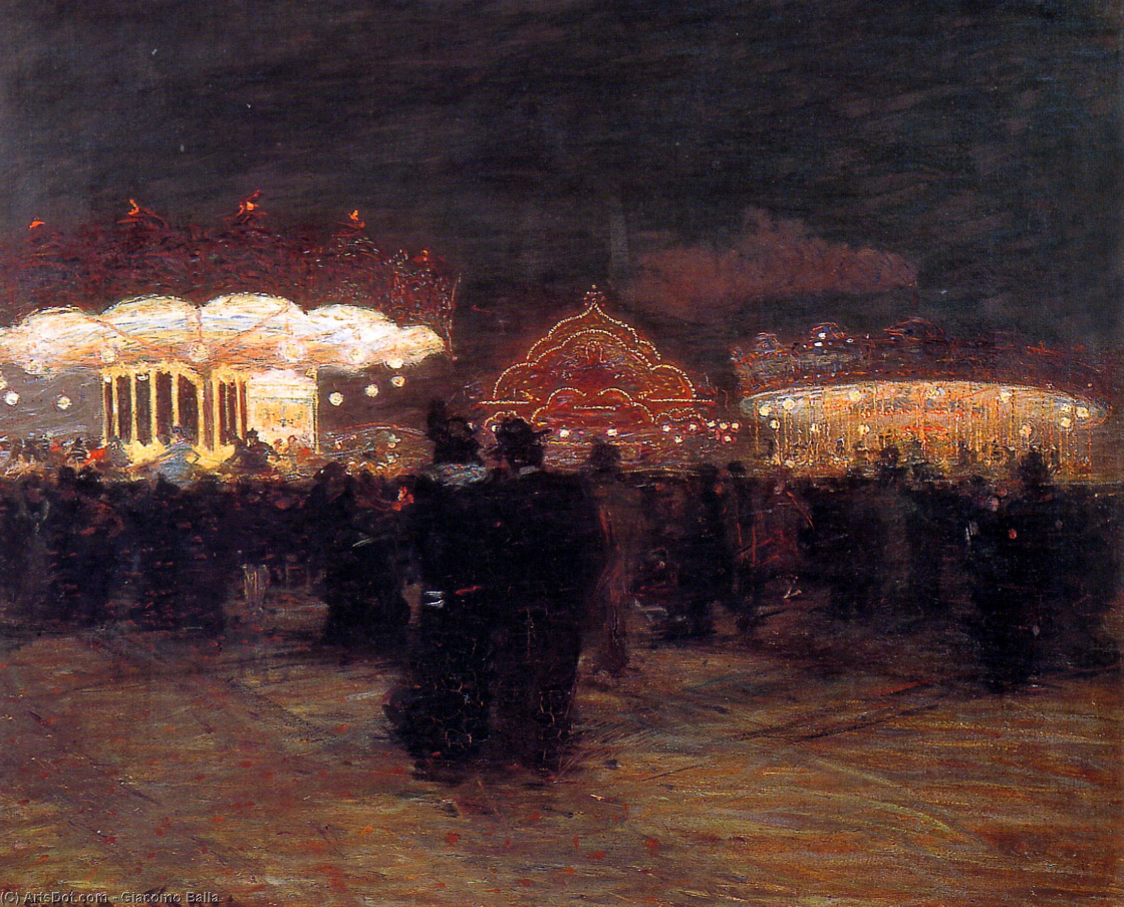 Luna Park, París — Giacomo Balla
