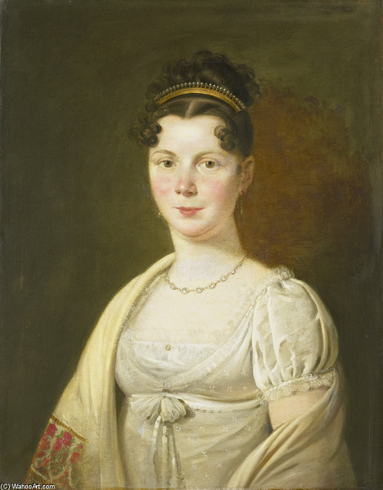Portrait Of Wilhelmina Maria Haack — Adriaan De Lelie