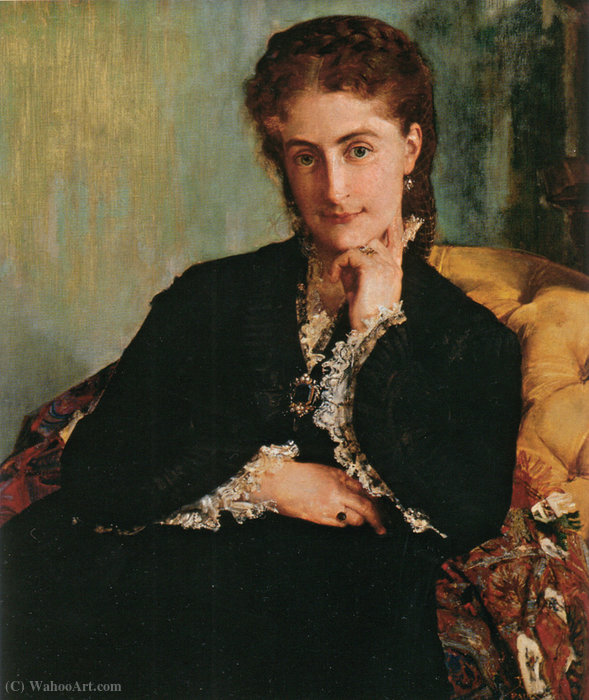 Ritratto Della Signora Cezard — Paul-jacques-aimé Baudry