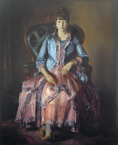 Emma In A Purple Dress — George Wesley Bellows