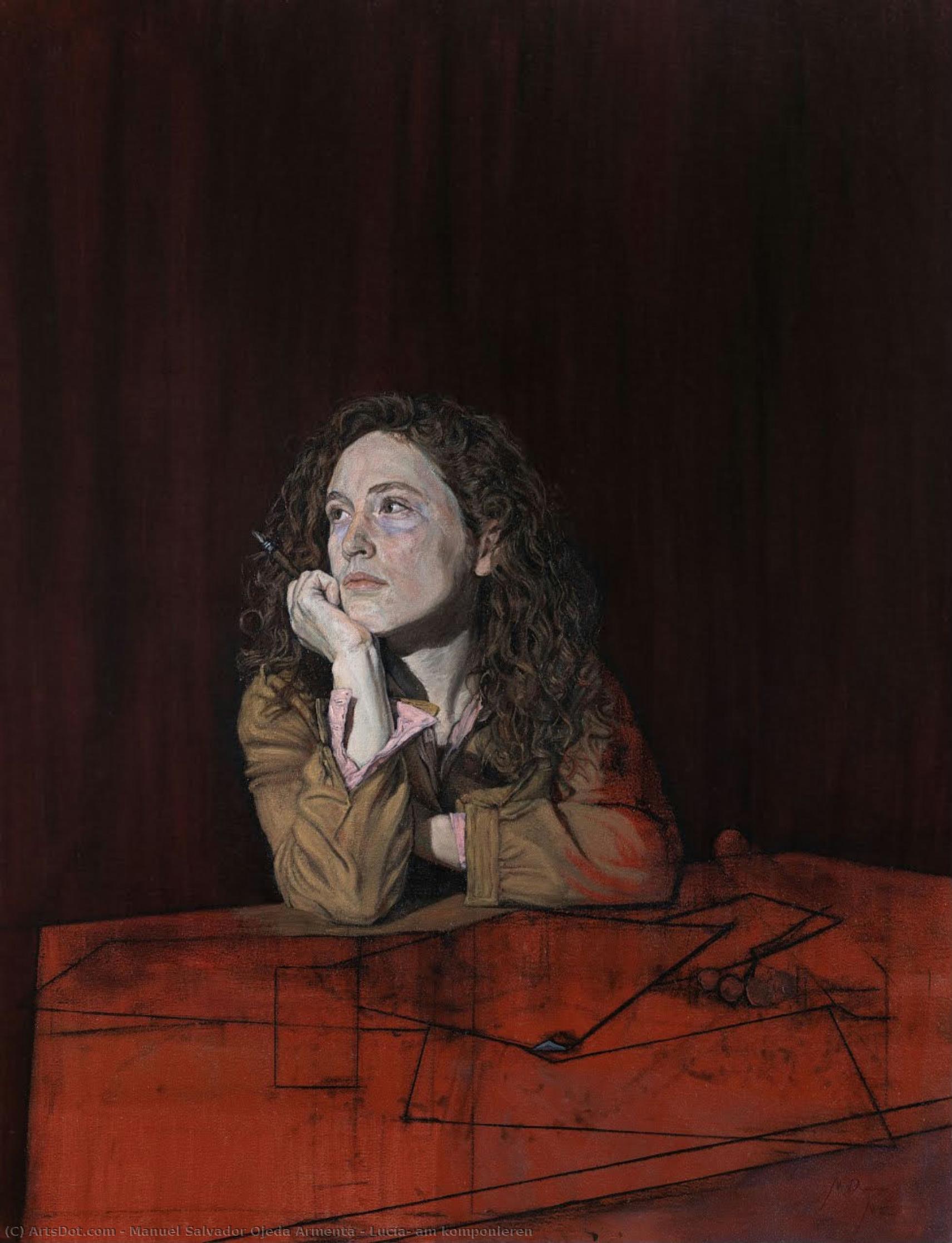 Lucía, Am Komponieren — Manuel Salvador Ojeda Armenta