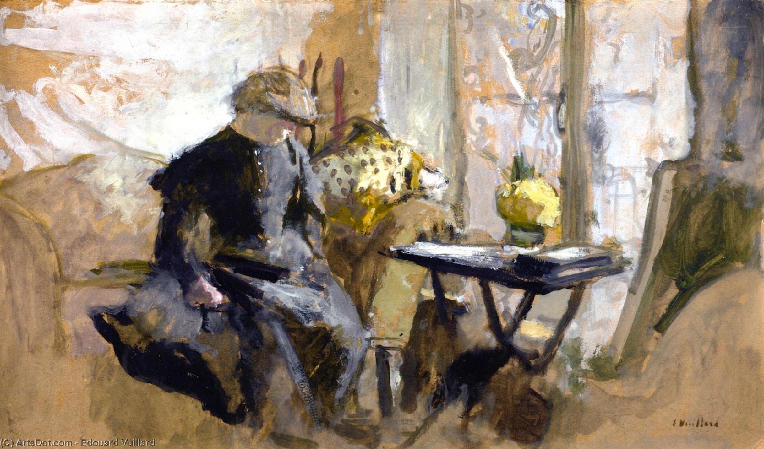 Corner Of The Studio — Jean-édouard Vuillard