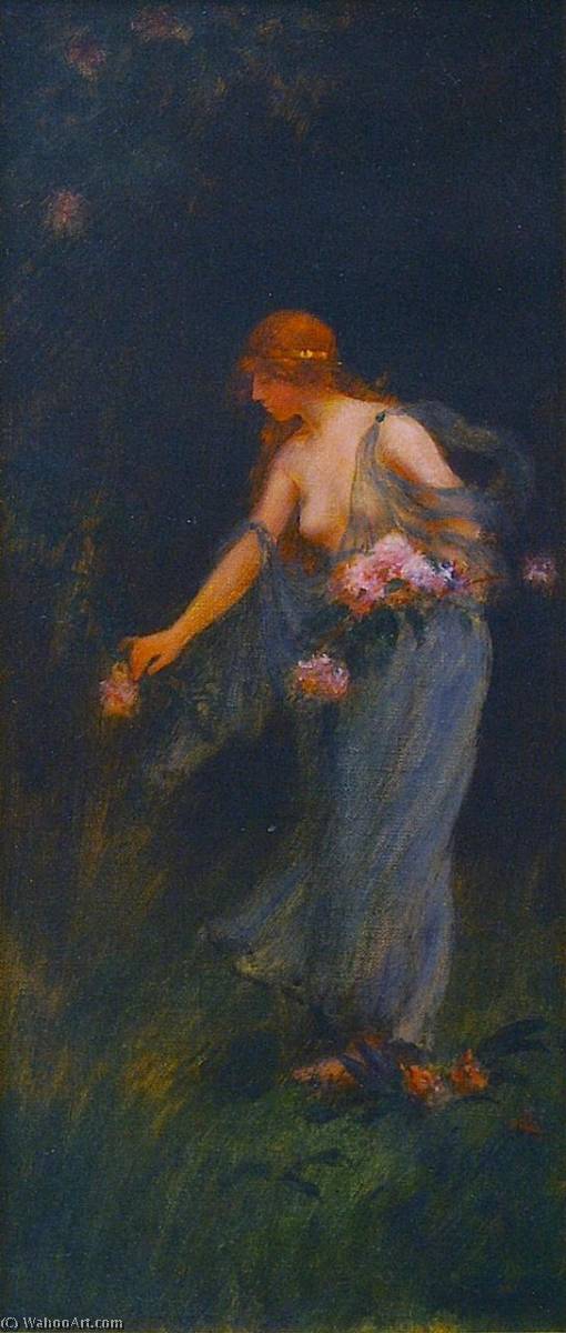 In The Garden — Charles Courtney Curran