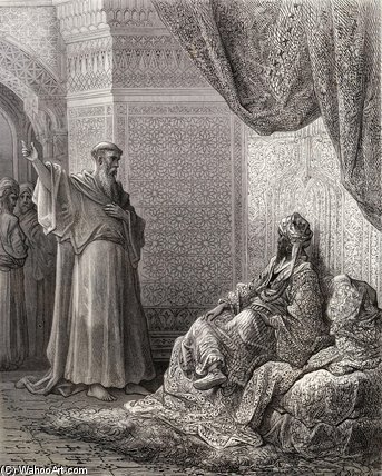 St. Francis Of Assisi Endeavours To Convert The Sultan Malek Kamel — Paul Gustave Doré
