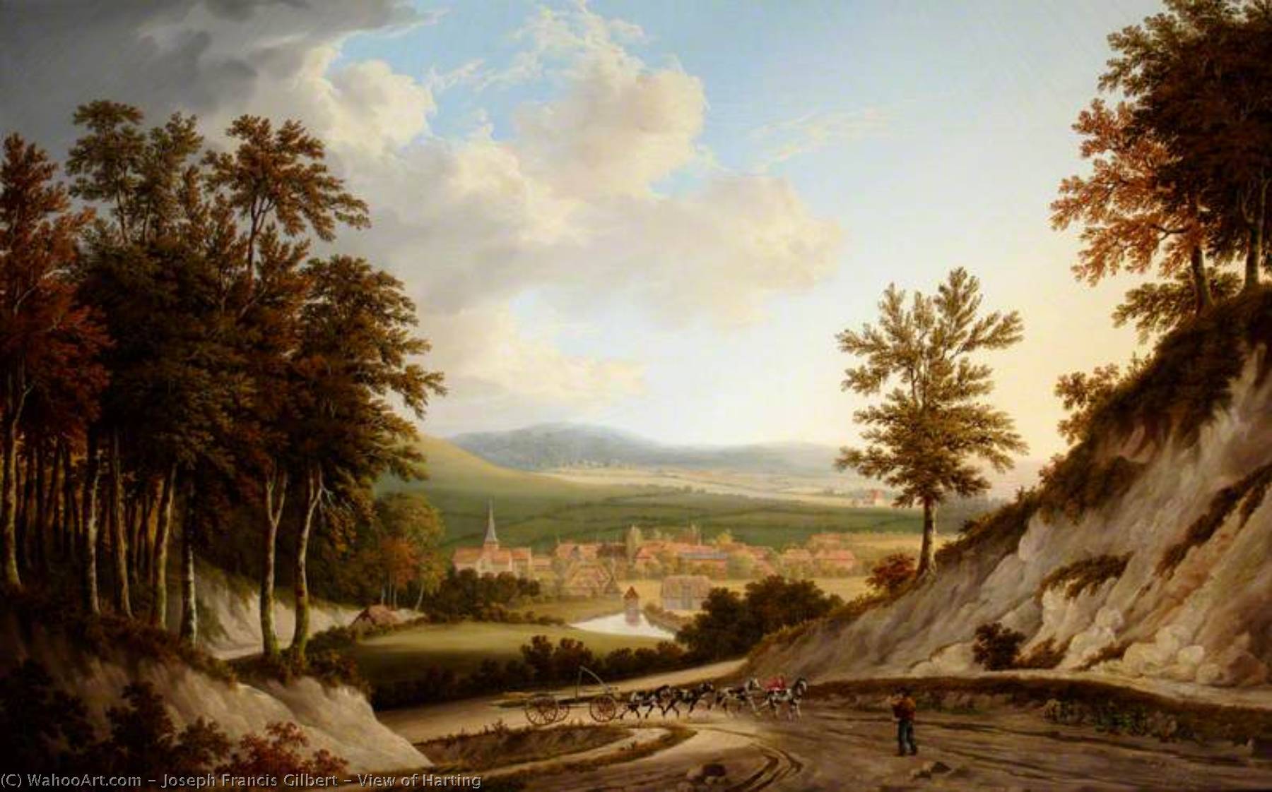View Of Harting — Joseph Francis Gilbert