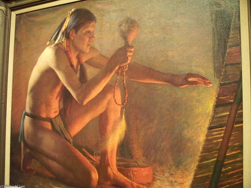 Chief Of The Taos Pueblo — Joseph Henry Sharp