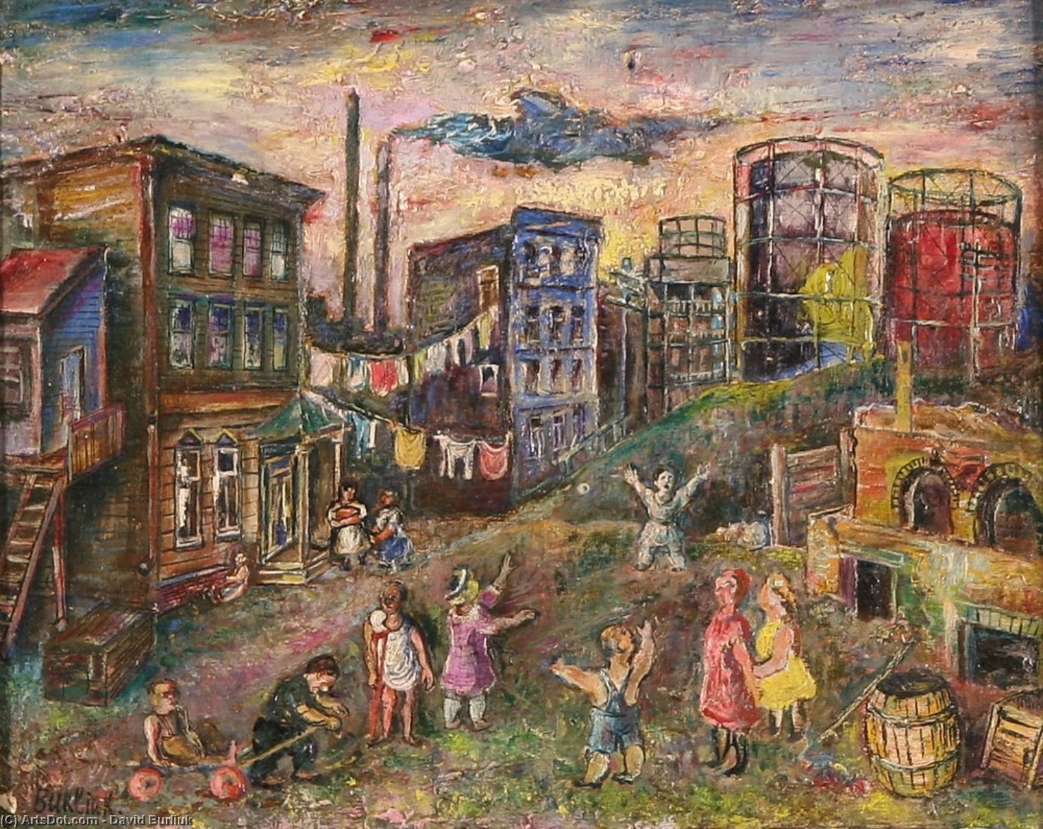 The Edge Of City (bronx) — David Davidovich Burliuk