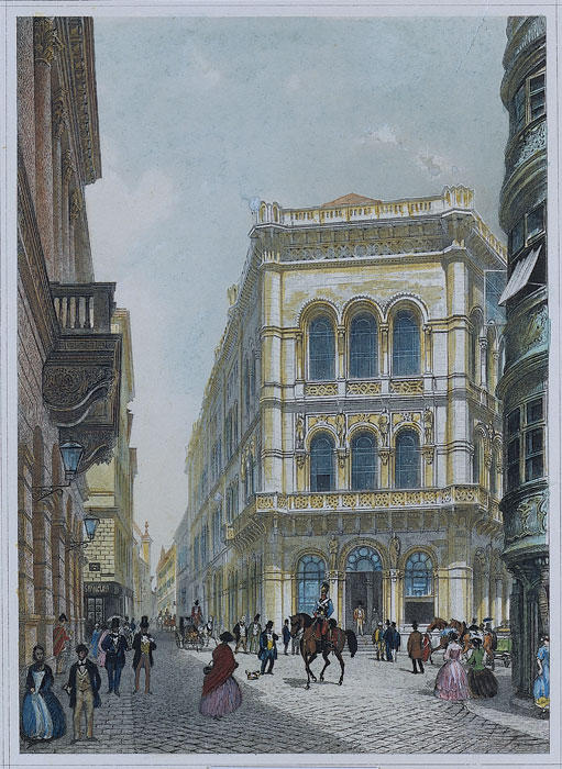 The Banking And Stock Exchange Building In The Lord, Vienna — Rudolf Von Alt