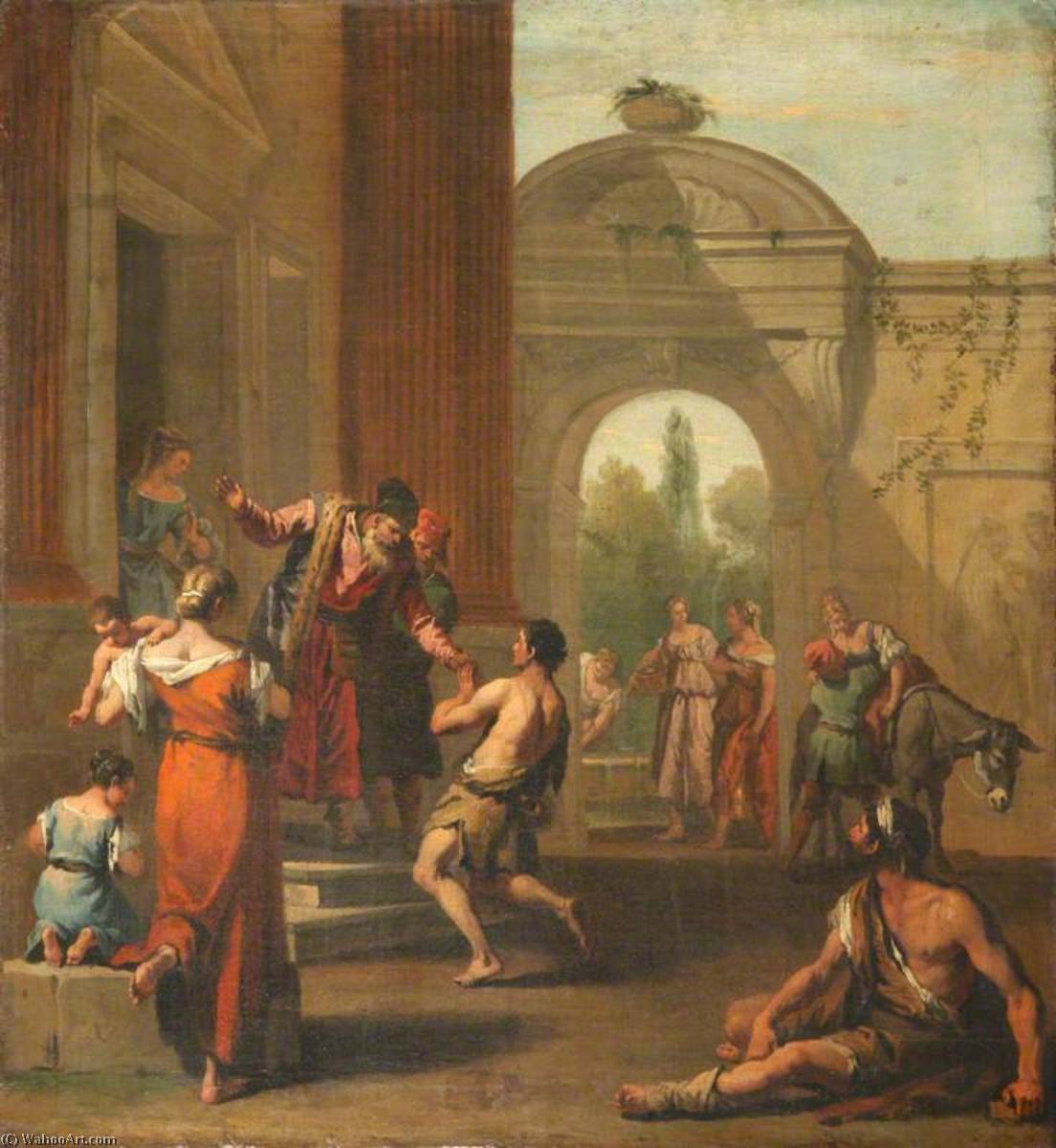 The Return Of The Prodigal Son — Sebastiano Ricci