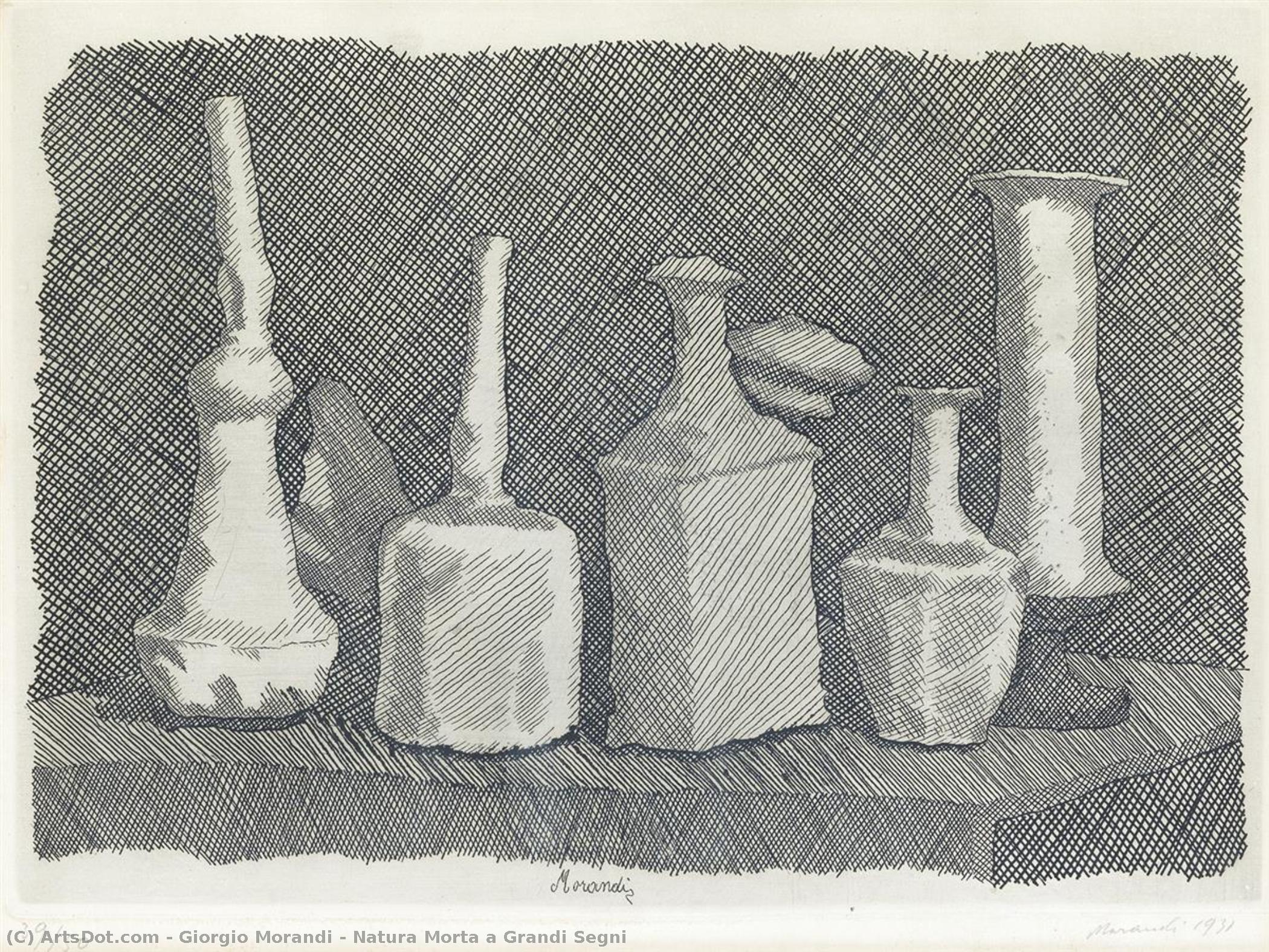 Natura Morta A Grandi Segni — Giorgio Morandi