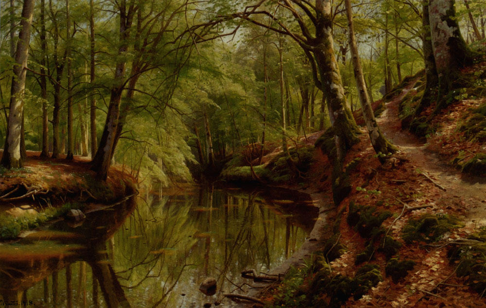 Sweet Spring, Full Of Summer's Promise — Peder Mørk Mønsted