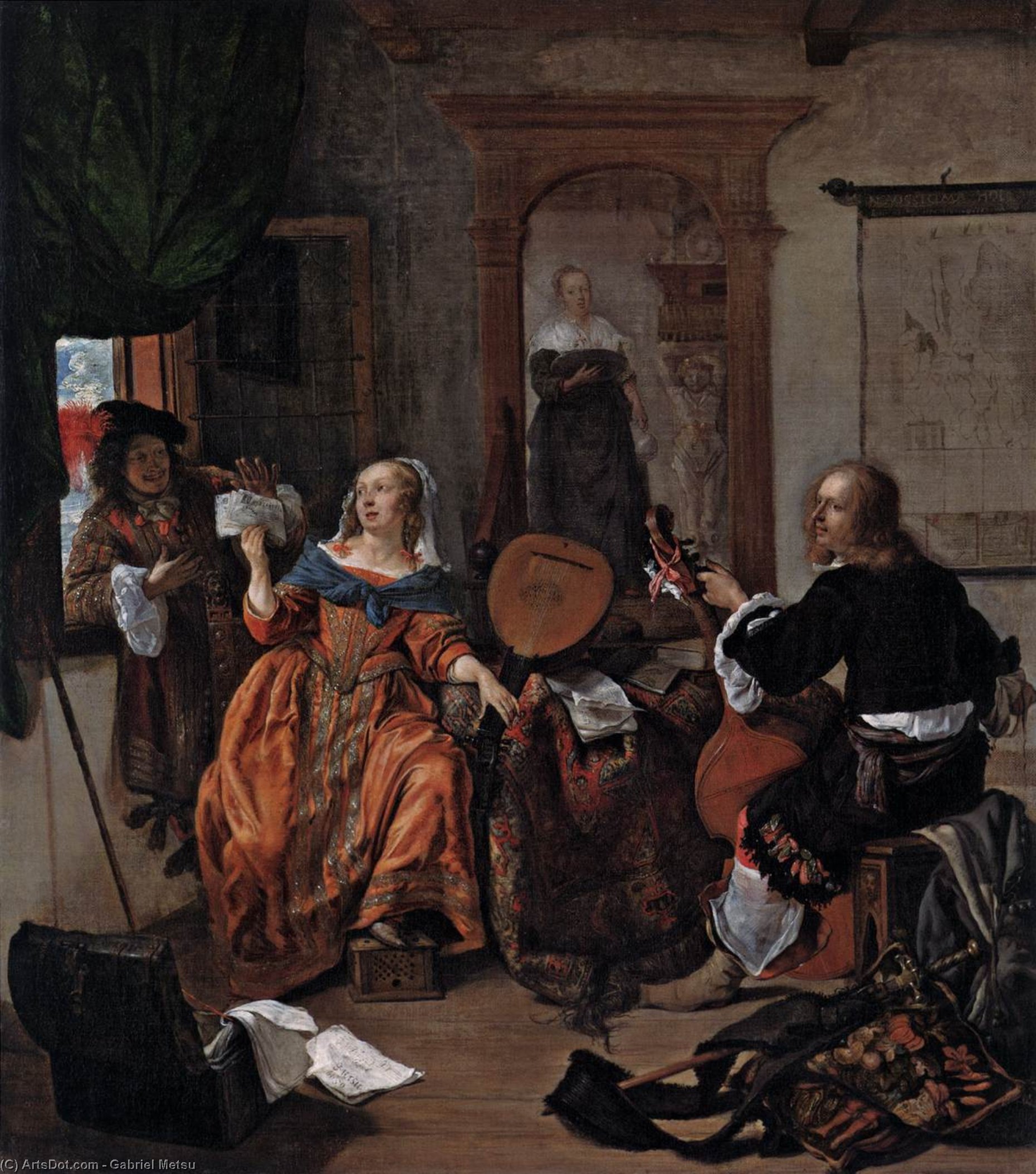 A Musical Party — Габриэль Метс