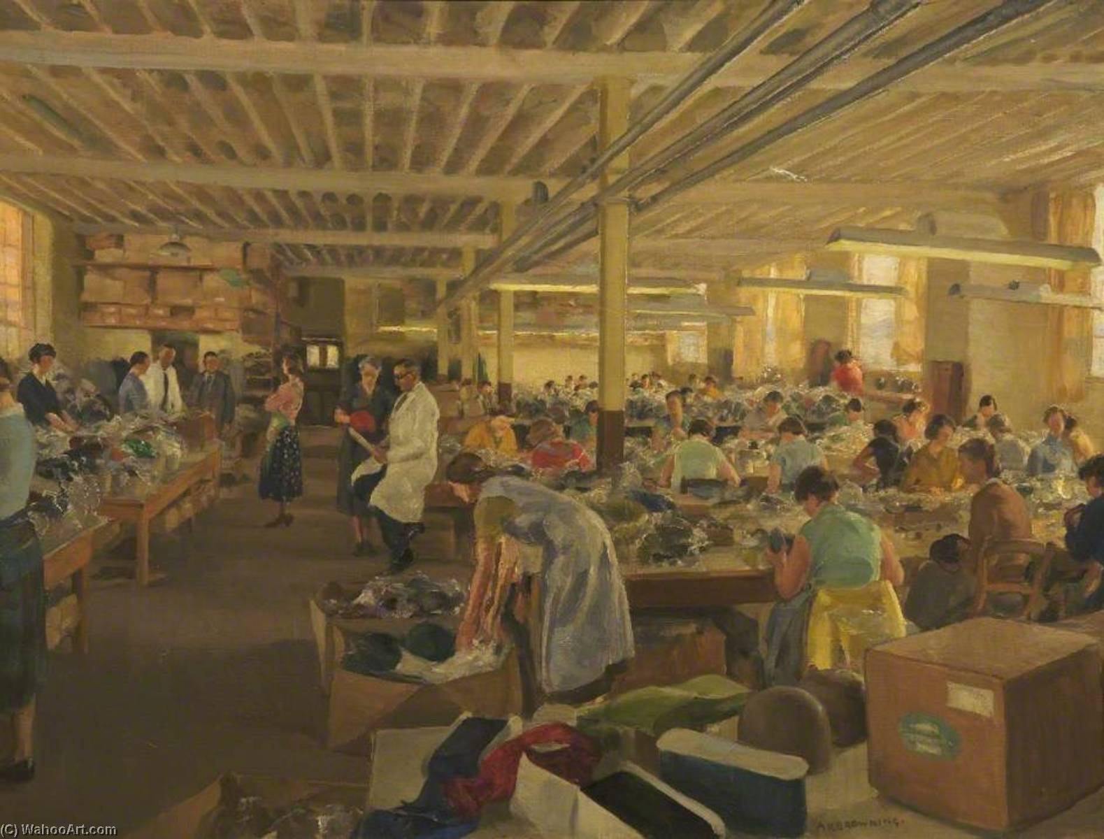 Hatting Factory Workers — Amy Katherine Browning