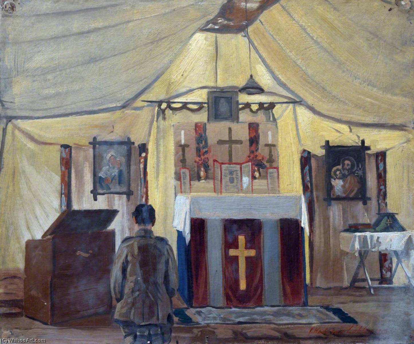 The Church Of England Tent, 39th Stationary Hospital, Ascq, September 1919 — John Hodgson Lobley