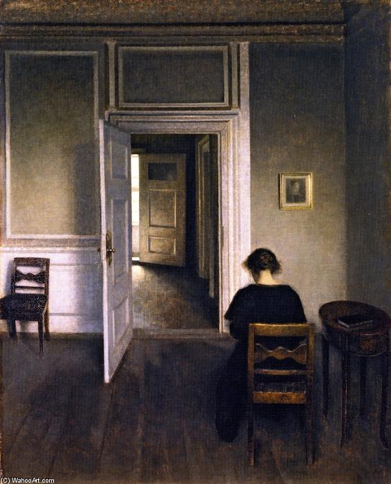 Interior, Strandgade 30 — Vilhelm (hammershøi)hammershoi