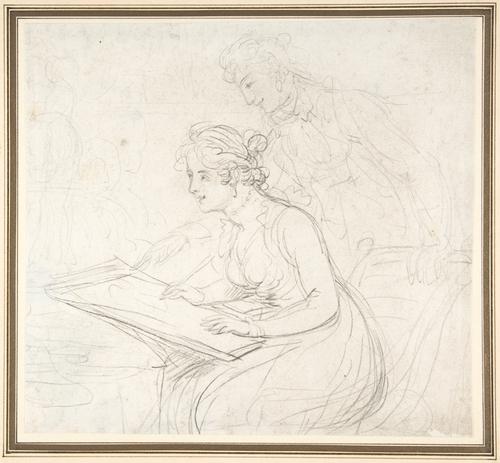 The Drawing Lesson — Thomas Rowlandson