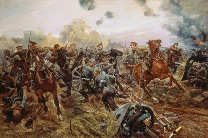 The First Vc Of The European War — Richard Caton Woodville