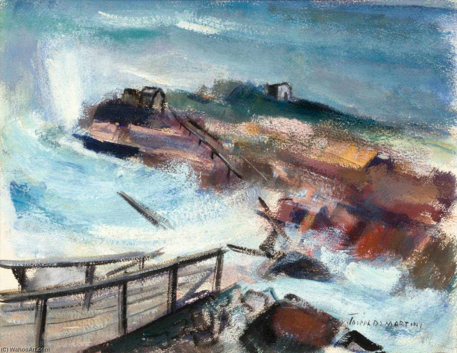 Turbulent Sea — Joseph De Martini