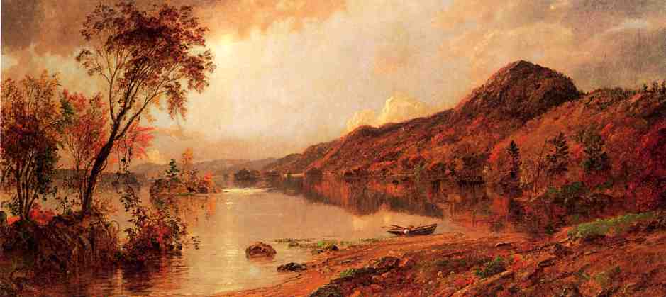 Autumn By The Lake — Jasper Francis Cropsey