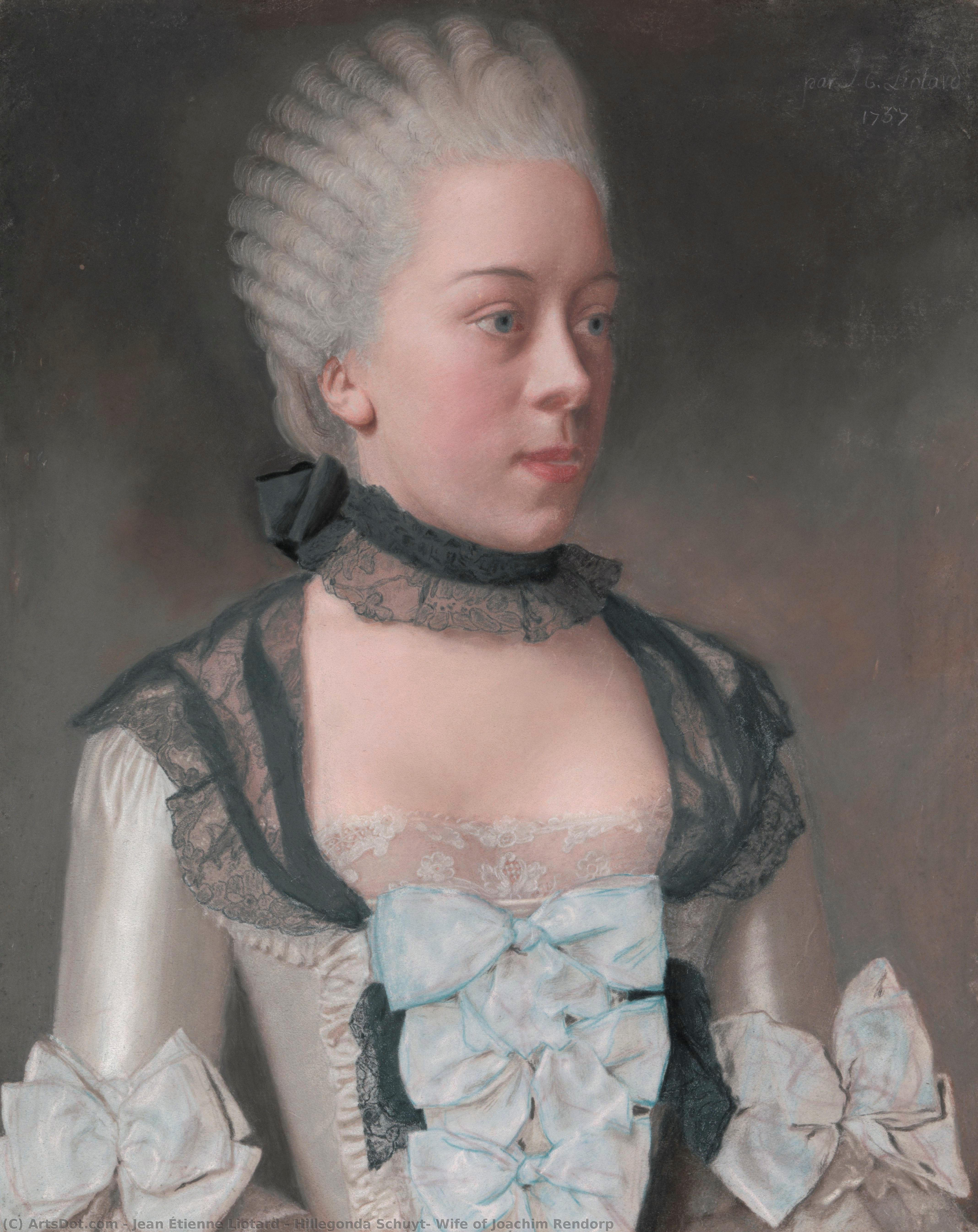 Hillegonda Schuyt, Wife Of Joachim Rendorp — Jean-étienne Liotard