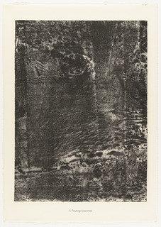 Japanese Landscape (paysage Japonais) From The Portfolio Sites And Paths (sites Et Chaussées) From Phenomena (les Phénomènes) — Jean Philippe Arthur Dubuffet