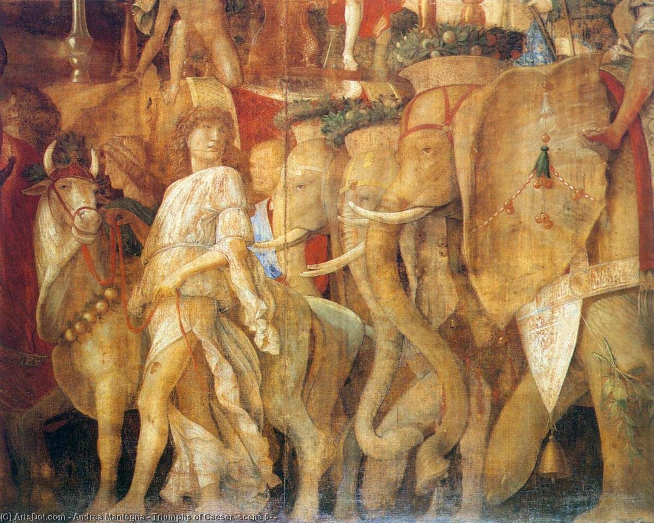 Triumphs Of Caeser (scene 5) - — Andrea Mantegna