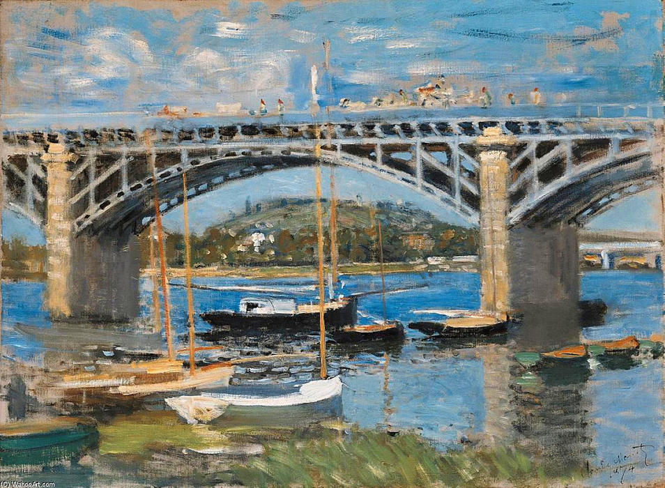 The Bridge Over The Seine — Claude Monet