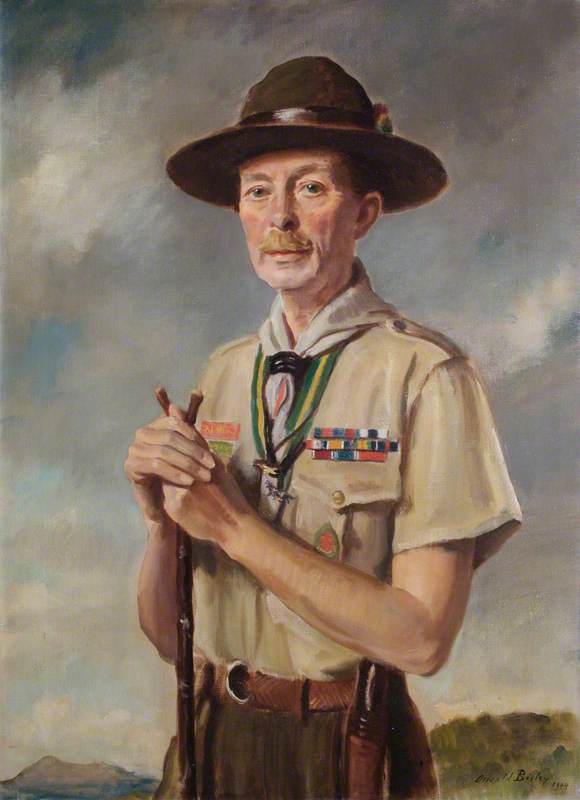 Lord Somers (1887–1944), Kcmg, Dso, Mc, As Chief Scout — Oswald Hornby Joseph Birley