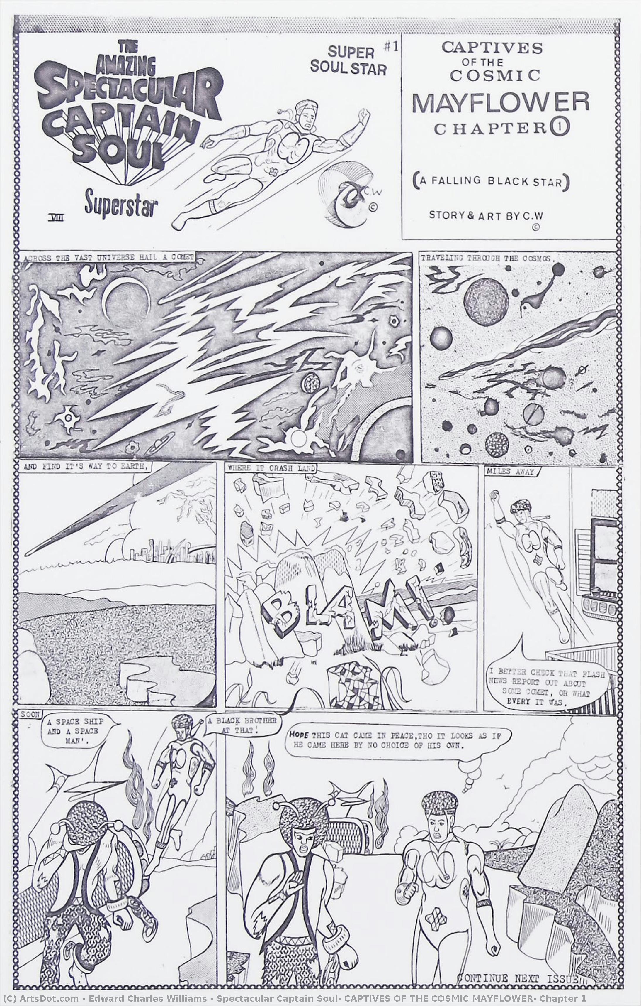 Spectacular Captain Soul: Captives Of The Cosmic Mayflower, Chapter 1 — Edward Charles Williams